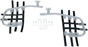 DG PERFORMANCE f[W[ptH[}X X`[ ito[ Vo[/ubN ySTEEL NERF BARS SIL/BLK [D54-6260]z LT-Z250 Quad Sport Z 2004 - 2009 SUZUKI XYL GWK[h t[