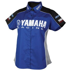 US YAMAHA 北米ヤマハ純正アクセサリー レディース YAMAHA RACING ボタンダウン【Women’s Yamaha Racing Button Down】