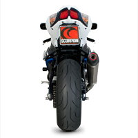 SCORPIONスコーピオンセルケトテーパー(SERKETTAPERSILENCERS)スリップオンマフラー素材:サテンチタニウム(SatinTitanium)GSX-R1000