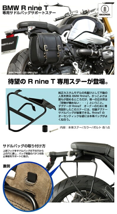 BMW Rninet 純正サイドバッグ 右側用 取り付けステー有り