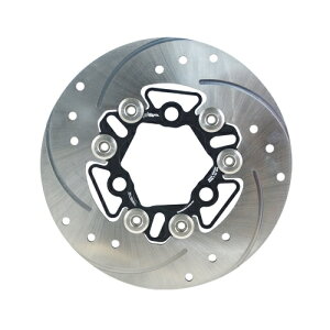 NCY �G�k�V�[���C Slotted Floating Brake Disc G3 G4 JR 100 MANY 110 SR 125 VJR FI DIO50 R1 Z X PRO KYMCO �L���R SYM �u���[�L�f�B�X�N���[�^�[ �u���[�L
