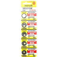 maxell SR521SW (379) 金コーティング 【5個】酸化銀電池 maxell 379 sr521sw コイン電池・ボタン電池・…