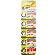 maxell 金コーティング SR41SW 384【5個】 酸化銀電池 マクセル384 sr41sw コイン電池・ボタン電池・時計…