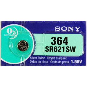 muRata SR621SW(364)[2] ysonyz 364 RCdr {^dr _dr vpdr coin cell 1.55V {