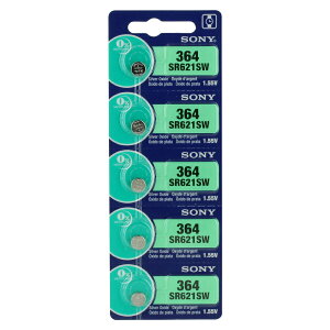 muRata \j[ SR621SW(364)y5zsony 364 RCdr {^dr _dr vpdr coin cell 1.55V {