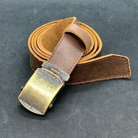 【England製レザー】 ガチャベルト belt 本革 32ミリ幅 英国製 希少な 珍しい 革 kudu クードゥー レザーベルト GIベルト おしゃれ 本革 サイズカット調整 メンズ レディース かっこいいベルト 独特な風合いをお楽しみ下さい なかなか出会えないベルト 自社生産 日本製