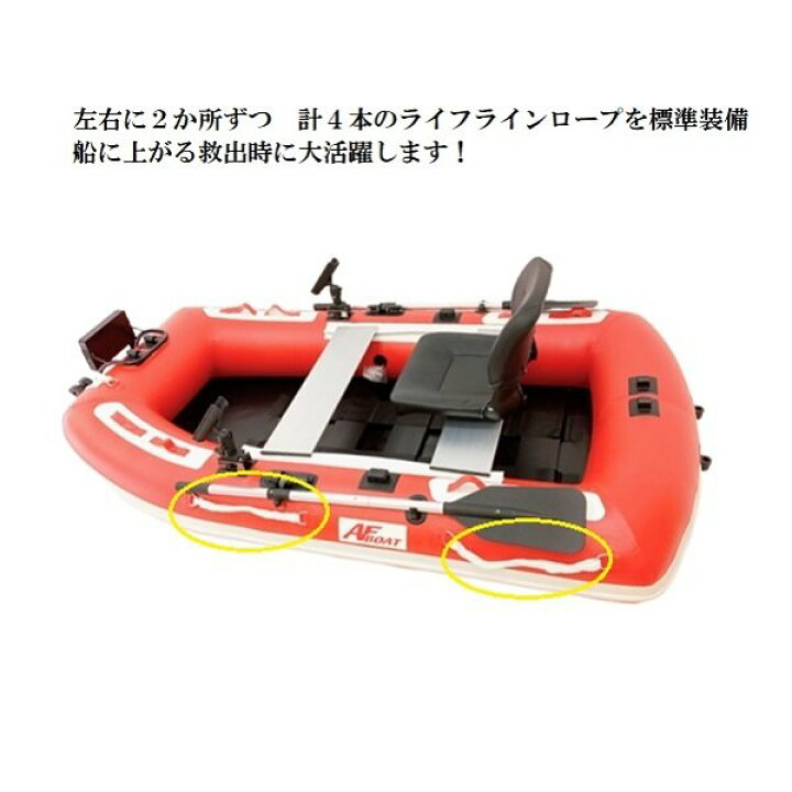 楽天市場】【送料無料から】AFボート AF240タイプR 2馬力セット 船外機 