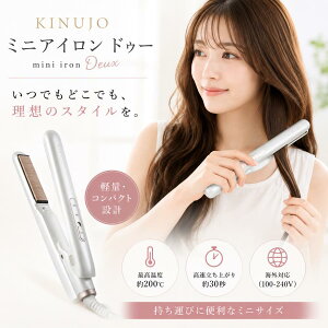 KINUJO �C�O�Ή� �~�j�A�C���� �h�D�[ MINI IRON deux �V���N�v���[�g KM001 ���y�� �w�A�P�A �}�C�i�X�C�I�� �����d��OFF �����^�� �g���x�� �R���p�N�g ���� �L�k�W������