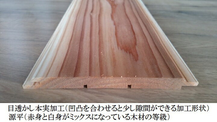 楽天市場】杉 無節上小 羽目板 4000×145（133）×10（6枚）壁板 天井板 