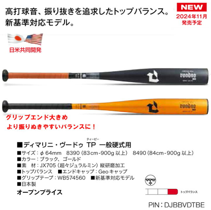 ディマリニ・ヴードゥ BC 聞き取っ 一般硬式用、新基準対応モデル。