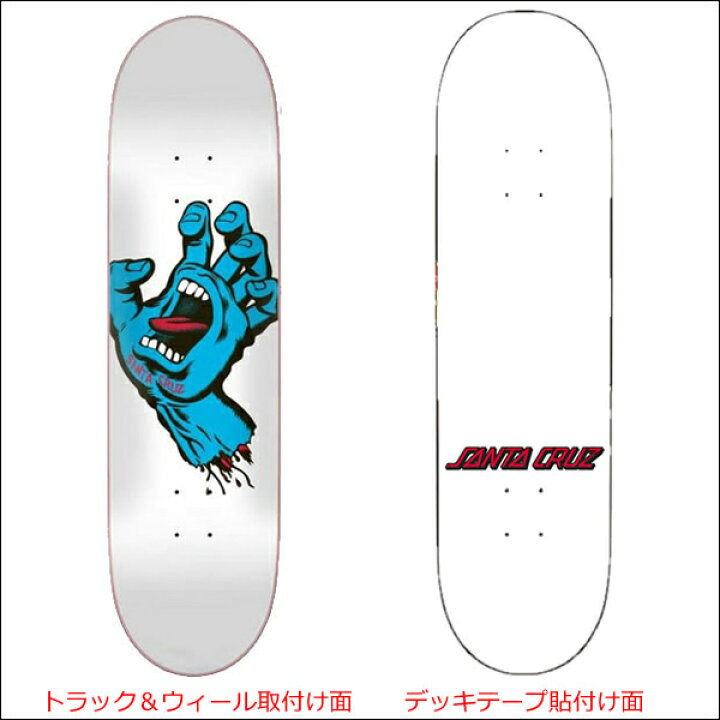 楽天市場】スケボーデッキ SANTZCRUZ サンタクルーズ スクリーミング 