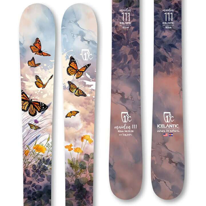 楽天市場】ICELANTIC アイスランティック スキー 2023 MAIDEN111  