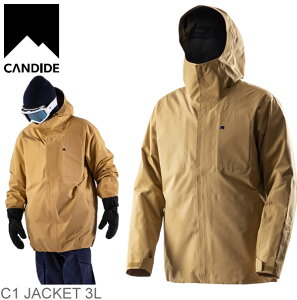 CANDIDE キャンディッド スキーウェア C1 JACKET 3L Sand スノーウェア スリーレイヤー ジャケット 【スキーウェア・スキー用品】【C1】【w12】