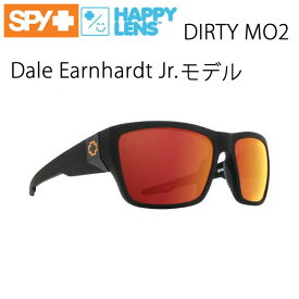 [正規品 無料ラッピング可]SPY サングラス DIRTY MO 2/ DALE Jr デール・アーンハートJR Matte Black /HD Plus GREY GREEN -Orange Spectra Mirror C1】【w20】