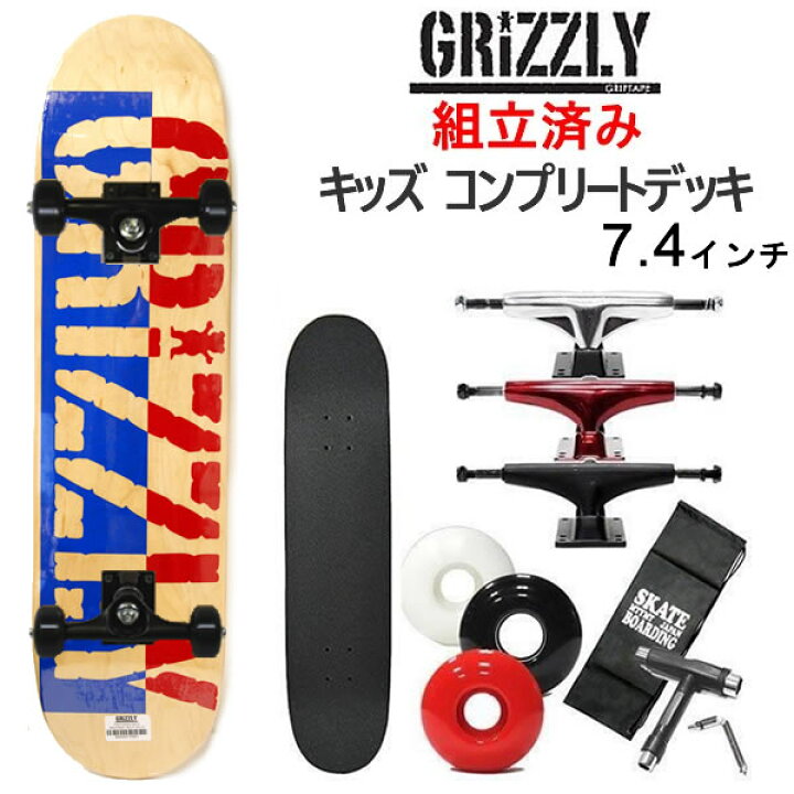 GRIZZLY スケートボード コンプリート（スケートボード（完成品）通販 