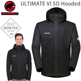 マムート メンズ　ジャケット ゴアテックスインフィニウム 　GORE-TEX Ultimate VII SO Hooded Jacket 1011-01780 BLACK mammut ゴアテックス ジャケット【C1】【w11】