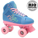 [正規品 無料ラッピング可]RIO ROLLER クワッドスケート LUMINA Blue-Pink RIO240/245 ローラースケート 【smtb-k】[%OFF]【楽ギフ_包装】【w05】