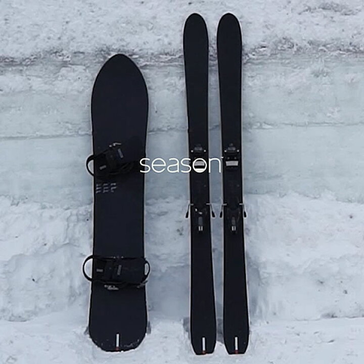 楽天市場】season eqpt. 2025 PASS -Black- パス スキー板 単品 (板 