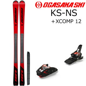 OGASAKA オガサカ スキー 22-23 KS-NS/RD＋SR585＋24 XCOMP 12 スキーセット ケオッズ KEOS【L2】【w91】