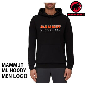 マムート　アウトドア ミッドレイヤー 　パーカー　●Sサイズのみ MAMMUT ML HOODY MEN LOGO/ BLACK　0001　　フード　1014-04670　【C1】【w78】