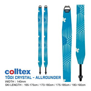 y111:59܂3000~ȏ300~OFFN[|zcolltex R[ebNX XL[V[ 22-23 TODI CRYSTAL Cut-to-Size-Ready 140mm Blue gfB NX^ tge[tbNp[c 2023 obNJ