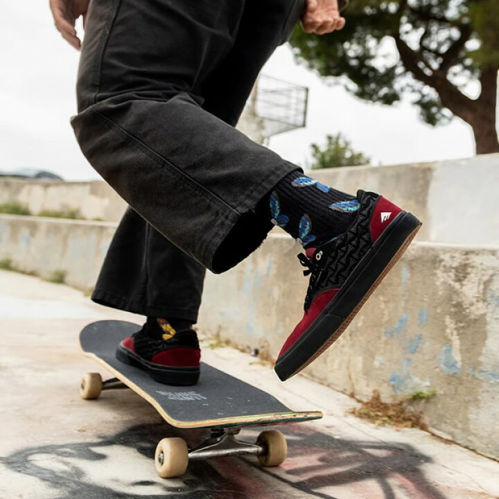 楽天市場 エメリカ スニーカー Emerica Dickson X Independent Red Black スケボーシューズ スケートボード 靴 Emerica スキー用品通販 Websports
