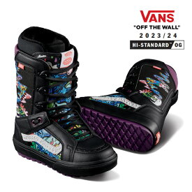 バンズ スノーボード ブーツ レディース VANS HI-STANDARD OG / HANNAH EDDY BLACK/MULTI（23-24 2024）日本正規品 【C1】【w78】