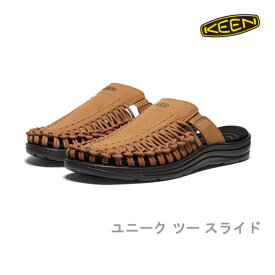 【マラソン期間★3000円以上で300円OFFクーポン】KEEN キーン ユニーク ツー スライド UNEEK 2 SLIDE Cathay Spice/Black サンダル メンズ 日本正規品【C1】【w90】