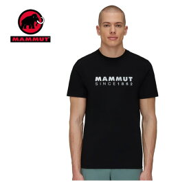 マムート メンズ　 涼しい Tシャツ 　MAMMUT 速乾・通気　Trovat T-Shirt Men Logo 1017-05250 BLACK 001 　TEE 熱中症対策 mammut 　【N1】【w02】