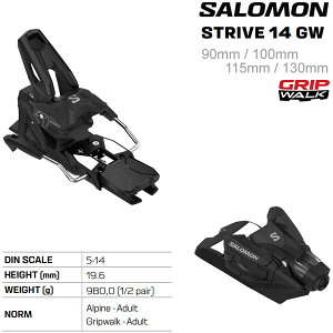 T rfBO STRIVE 14 GW Black (L41775000) SALOMON XgCu14 (25-26 2026) t[Ch XL[rfBOyw13z