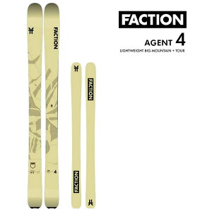 FACTION SKI 2025 AGENT 4 G[WFg4 XL[ Pi (̂) 24-25 t@NV XL[ yL2zyszyw23z