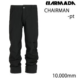 【楽Sセール中★3000円以上で300円OFFクーポン】23-24モデル ARMADA　アルマダ　スキーウェア CHAIRMAN -pants　パンツ / BLACK (23 2024)【スキーウェア・スキー用品】【C1】【w20】