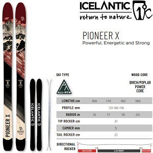 ICELANTIC ACXeBbN XL[ 2024 PIONEER X XL[ Pi i̂݁j23-24 pCIjA GbNX t[ChXL[yL2zyszyw12z