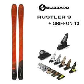 【マラソン期間★3000円以上で300円OFFクーポン】ブリザード スキー ラスラー9 blizzard RUSTLER 9(23-24 2024) + 24 マーカー GRIFFON 13 ID 100mm ブレーキ【L2】【代引不可】【w96】