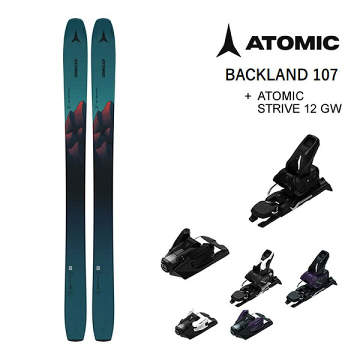 楽天市場】アトミックスキー板 2024 BACKLAND 107 バックランド (23-24 