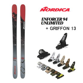 ノルディカ スキー板 nordica ENFORCER 94 (23-24 2024) + 24 マーカー GRIFFON 13 ID 100mm ブレーキ【L2】【代引不可】【w20】