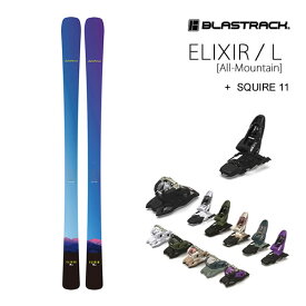 【マラソン期間★3000円以上で300円OFFクーポン】ブラストラック 2024 ELIXIR/L エリキサーL (23-24 2024) + 24 マーカー SQUIRE 11 GW 90mm ブレーキ BLASTRACK 日本製 【L2】【代引不可】【w90】