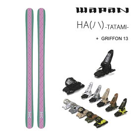 【8/4～8/10★3000円以上で300円OFFクーポン】WAPAN スキー HA (ハ) TATAMI タタミ (23-24 2024) + 24 マーカー GRIFFON 13 ID 90mm ブレーキ ワパン スキー 【L2】【代引不可】【w47】