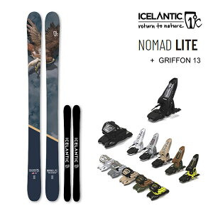 ICELANTIC XL[ 2024 NOMAD LITE 105 m}hCg (23-24 2024) + 24 }[J[ GRIFFON 13 ID 110mm u[L ACXeBbN XL[yL2zyszyw13z