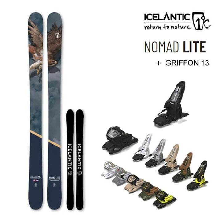 楽天市場】ICELANTIC スキー 2024 NOMAD LITE 105 ノマドライト (23-24 