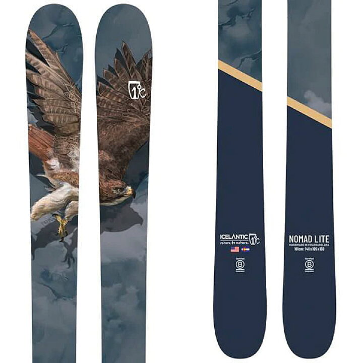 楽天市場】ICELANTIC スキー 2024 NOMAD LITE 105 ノマドライト (23-24 