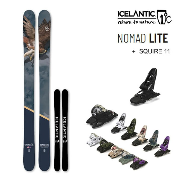 楽天市場】ICELANTIC スキー 2024 NOMAD LITE 105 ノマドライト (23-24 