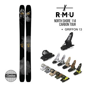 RMU SKI 2024 NORTH SHORE 114 CARBON TOUR (23-24 2024) + 24 }[J[ GRIFFON 13 120mm u[L A[G[ {Ki yL2zyszyw28z