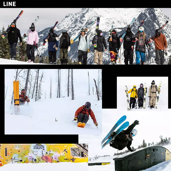LINE 22-23 VISION ポール ストック - スキー