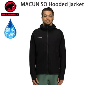 �}���[�g�@�A�E�g�h�A�@�\�t�g�V�F���@�E�F�A�@Macun 2.0 SO Hooded Jacket AF Men BLACK 0001 �@1011-00792�@���C�N��SO�W���P�b�g MAMMUT �yC1�z