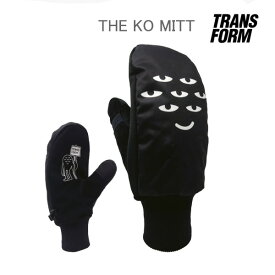 スノーボード グローブ ミトン トランスフォーム THE KO MITT / BLACK KMG(23-24 2024)TRANSFORM 手袋 スノボ【C1】【w20】