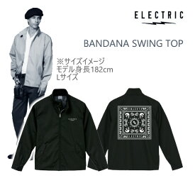 撥水 防風加工 ELECTRIC BANDANA SWING TOP / BLACK エレクトリック スノーボード【w18】