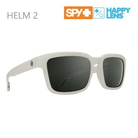 スパイ サングラス SPY HELM 2 MatteWhite / HD Plus HappyGrayGreen WsilverSpectra(673520396352)spy サングラス【C1】