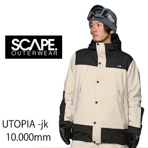 yw70zy9/19 203000~ȏ300~OFFN[|zSCAPE GXP[v Xm[{[hEFA@24-25@UTOPIA -jacket WPbg/ IVORY BLACK@(2024-2025)@ EGA@ Xm[{[h EFA YEfB[