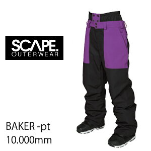 yw70zy9/19 203000~ȏ300~OFFN[|zSCAPE GXP[v Xm[{[hEFA@24-25@BAKER -pants pc/ BLACK PURPLE@(2024-2025)@ EGA@ Xm[{[h EFA YEfB[XyC1